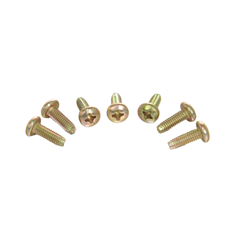 Color-Plated Zinc Hexagon Flange Screws